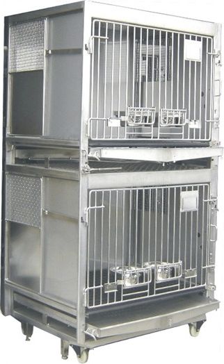 Лабораторный стеллаж для собак многоуровневый