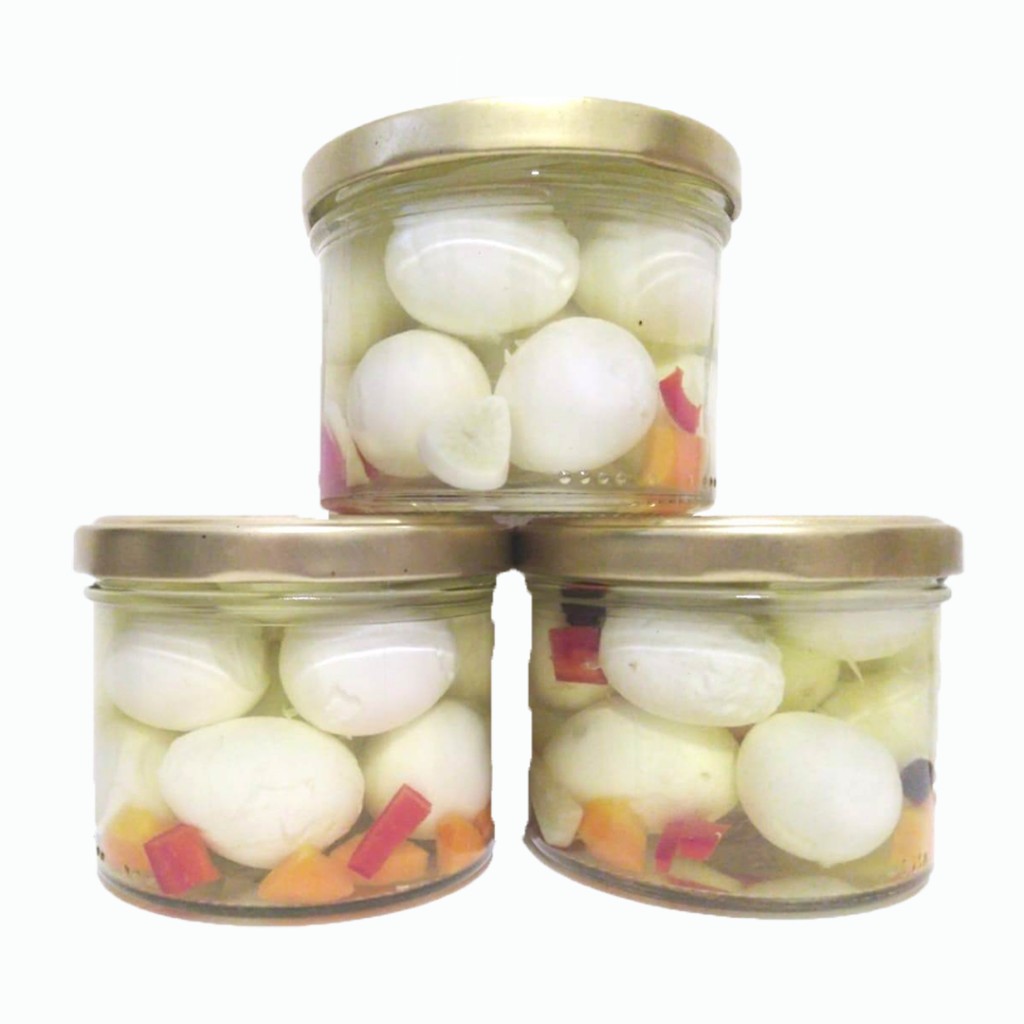 Яйца маринованные перепелиные "Закусочные"