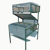 Двухъярусная клетка для кроликов КМОП-2С на 24 кролика