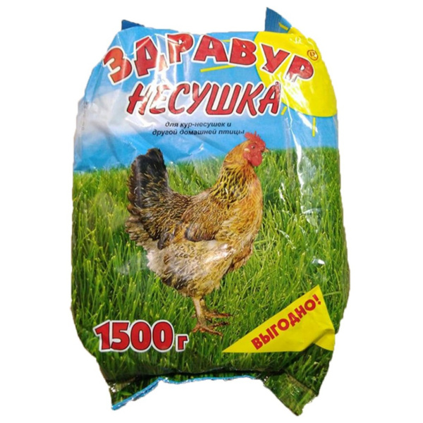 Премикс Здравур НЕСУШКА-1500г для птицеводства