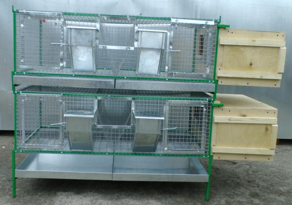 фото Клетка для кроликов "Любимая-этажерка 4"