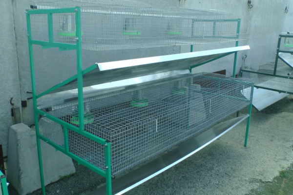 Двухъярусная клетка для кроликов КОП-2