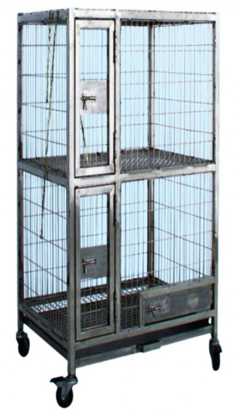 Лабораторный стеллаж для кошек двухуровневый ML-2