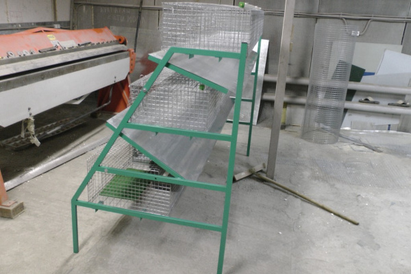 Клетка для кроликов КО/КМ-8*2/3